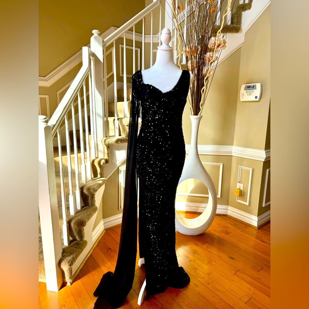 Connie Sequin Maxi Dress